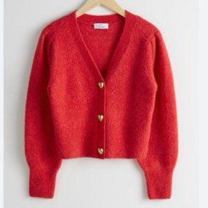 & OTHER STORIES | Playful Cardigan | Red